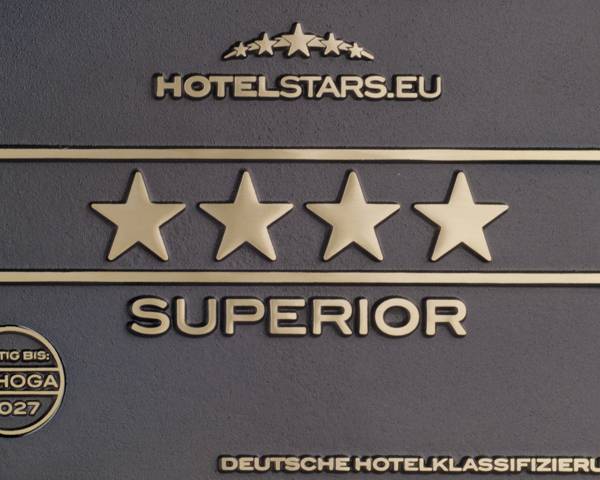 Auszeichnung hotelstars.eu 4 Sterne Superior