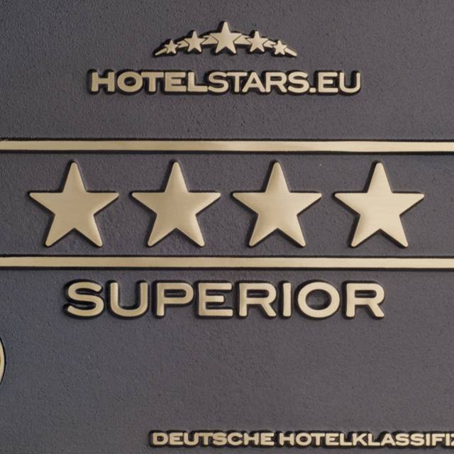 Auszeichnung hotelstars.eu 4 Sterne Superior