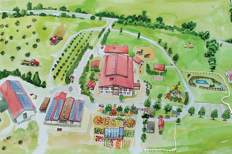 Lageplan des Golchener Hof