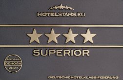 Auszeichnung hotelstars.eu 4 Sterne Superior